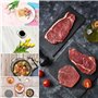 Kit de 7 Toiles de Fond pour Photographie Alimentaire : 7 pièces, 14 Motifs, Petit Produit de Fond de Table, Accessoires Plats p