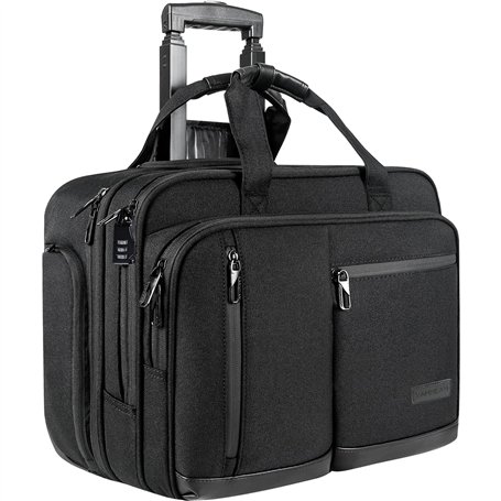 VANKEAN Sacoche à roulettes pour Ordinateur Portable de 17