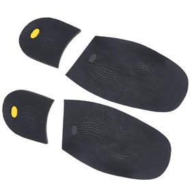 OTOTEC Paire Remplacement Semelle de Chaussure en Caoutchouc Anti-dérapant Talons Tampons Grip Réparation Kit Hommes Femmes