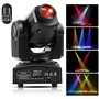 UKing Matériel d'Éclairage de Scène à Tête Mobile - 40 W - LED DJ avec Télécommande DMX512 - 8 Gobos - 8 Couleurs - 11 Canaux -