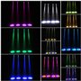 UKing Matériel d'Éclairage de Scène à Tête Mobile - 40 W - LED DJ avec Télécommande DMX512 - 8 Gobos - 8 Couleurs - 11 Canaux - 