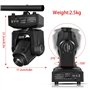 UKing Matériel d'Éclairage de Scène à Tête Mobile - 40 W - LED DJ avec Télécommande DMX512 - 8 Gobos - 8 Couleurs - 11 Canaux - 