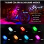 2 Pièces 7 Couleurs LED Lumière Stroboscopique de Drone Lumière Anti-Collision