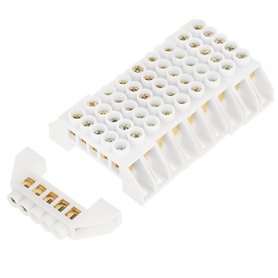Jadeshay 10pcs Bornier - Bornier Electrique Legrand Connecteur Tableau De Repartition Phase Fil de Distribution électrique à Con