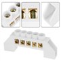 Jadeshay 10pcs Bornier - Bornier Electrique Legrand Connecteur Tableau De Repartition Phase Fil de Distribution électrique à Con