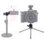 Lot de 2 mini trépied tête sphérique en métal 1/4" Rotule pour trépied Ball Head Mount Vis 1/4" Rotation à 360 degrés pour appar
