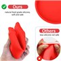 Moule à Gâteau en Silicone 4 Pouces, Moule Rond en Silicone Anti-Adhésifs et à Libération Rapide Lot de 6 Mini Moule a Cake Sili
