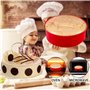 Moule à Gâteau en Silicone 4 Pouces, Moule Rond en Silicone Anti-Adhésifs et à Libération Rapide Lot de 6 Mini Moule a Cake Sili
