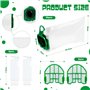 FERRGIA 12 Sacs d'Aspirateur en Microfibre Non-Tissée de Qualité pour Vorwerk Kobold VB100 FB100 avec 2 Filtres Moteur Aspirateu