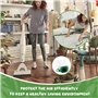 FERRGIA 12 Sacs d'Aspirateur en Microfibre Non-Tissée de Qualité pour Vorwerk Kobold VB100 FB100 avec 2 Filtres Moteur Aspirateu