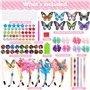 Kit Creatif Enfant Papillon Diamond Painting Accessoire Cheveux Fille