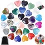 Vleuexe 30 Pièces Cristal en Forme Coeur