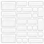 ZAOUEL Lot de 25 Organisateurs de Tiroirs Transparent