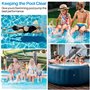 EUZLABBY Lot de 6 Cartouches éponge de Type VI, pour Filtre de Piscine Bestway, pour Filtre de Remplacement de Spa Bestway, Filt