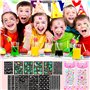 RDDAIPE Kit Tatouage Paillettes Enfant, 42 Couleurs Kit Tatouage Enfant, Tatouage Temporaire à Paillettes, 219 Pochoir, 4 Tatoua