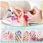 BBLTIFF Lampe UV Ongles Gel, Lampe Led Ongle Avec Câble de Chargement USB et Support Pliable, Lampe UV Portable, Lampe UV Led On