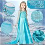 Reine des Neiges Deguisement avec Accessoires de Baguette Mag