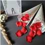 YKKJ Napperons Dentelle,Napperons Jetables en Papier 100 Pièces Dentelle Blanc du Papier Napperon Gâteau d'emballage Tapis de Pa