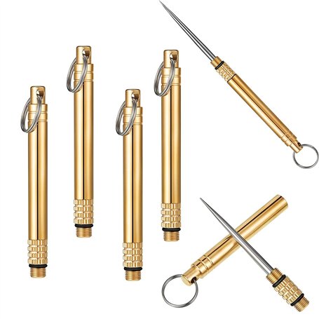 NITAIUN 4 Pcs Cure-Dents en titane