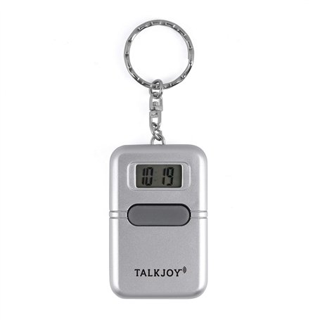 Montre de poche parlante professionnelle en porte-clés - Avec indication vocale de l'heure et réveil - Numérique - Pour homme