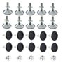 Lot de 10 pieds de nivellement réglables M8 pour meubles