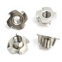 Lot de 10 pieds de nivellement réglables M8 pour meubles, avec écrou en T, 40 x 30 mm