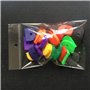ZHjuju Couvre-clés, 24 pièces Couvre-clés Demi-Ronds universels en Caoutchouc 8 Couleurs Couvre-clés Flexibles pour clé d'organi