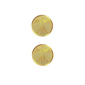 Autocollant Anti-rayonnement，2 Pack Patch Anti Ondes Portables Autocollants de Protection EMF pour CellPhone Electronics Laptops