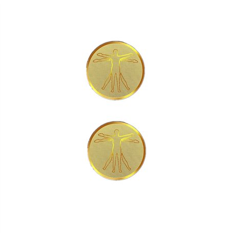 Autocollant Anti-rayonnement，2 Pack Patch Anti Ondes Portables Autocollants de Protection EMF pour CellPhone Electronics Laptops