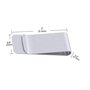 ZHjuju Pince à Billets en Acier Inoxydable, 4 Pinces à Billets en métal Pinces à Billets en métal Porte-Cartes de crédit Pinces 