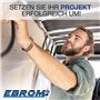 EBROM Câble de batterie rouge H07V-K 16 mm² - 3 m - 99,9% cuivre OFC - 3 m (3M) 16 mm²