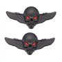 Lot de 2 emblèmes en métal imperméable pour voiture