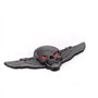 Lot de 2 emblèmes en métal imperméable pour voiture, camionnette, coffre, etc. (Noir)