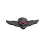 Lot de 2 emblèmes en métal imperméable pour voiture, camionnette, coffre, etc. (Noir)