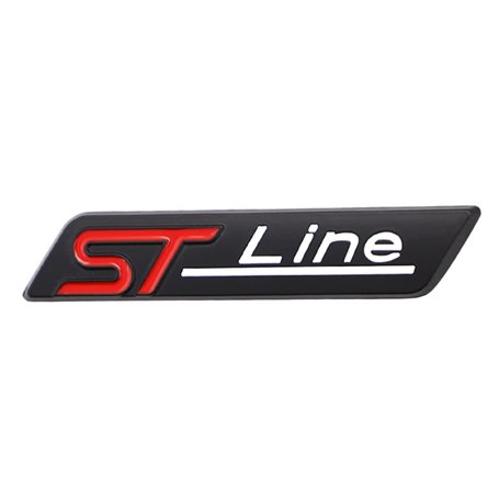 1 emblème de ligne applicable à toutes les portières de véhicules et autres articles (noir et rouge)