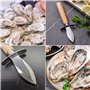 ZAHD Huîtres Shucker Fruits De Mer,Outils de Cuisine Gadgets,Couteau à Huîtres Avec Poignée,Ensemble d'ouvre-huîtres à huîtres,C