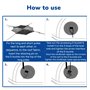 Bateau Gonflable Parasol voilier auvent Toit auvent Toit Tente de pêche Parasol de Plage Bleu (4 Personnes)
