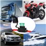 Gebildet 8pcs Etanche Porte-fusibles Petit avec 12AWG Fil, 32V 30A Add-A-Circuit pour Camion Voiture, avec 8pcs de Fusible à Lam