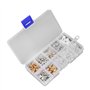 Fermoirs de Boucles d'Oreilles 10 Styles Boucles d'oreilles à Tige Créoles Fermoirs Poussoirs Clips Bullet Papillon Forme en Mét