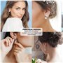 Fermoirs de Boucles d'Oreilles 10 Styles Boucles d'oreilles à Tige Créoles Fermoirs Poussoirs Clips Bullet Papillon Forme en Mét