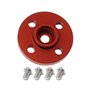 SQXBK Lot de 5 bras de servomoteur rond 25 T en alliage d'aluminium CNC standard pour servomoteur de voiture robot bateau avion 
