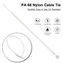 Vinabo Attaches électrique Nylon câbles serre-câble 200 x 2,5 mm, serre-câble pour plantes, attaches en plastique pour câbles, 1