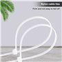 Vinabo Attaches électrique Nylon câbles serre-câble 200 x 2,5 mm, serre-câble pour plantes, attaches en plastique pour câbles, 1
