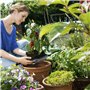 Truelle de Jardin - Truelle à Main Lourde avec poignée Ergonomique - Outils de Jardin résistants à la Rouille - Petite Pelle pou
