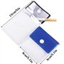 Cendrier de poche portable 4 Pièces Cendriers réutilisables ignifuges en PVC anti-odeurs Cendrier de voyage extérieur respectueu
