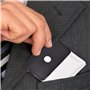 Cendrier de poche portable 4 Pièces Cendriers réutilisables ignifuges en PVC anti-odeurs Cendrier de voyage extérieur respectueu