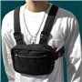 ANPPEX Réglable Crossbody Sacs, Poitrine Sling Sac À Dos D'épaule Randonnée Casual Daypack pour Hommes Femmes Unisexe