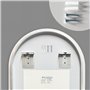 Dileci - Miroir Ovale LED 50x80 cm – Éclairage Intégré avec Lumière Blanche – Fonction Désembuage et Bouton Tactile – Idéal pour