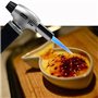 Itian Torche de soufflage culinaire, Multifonctionnel Torche à gaz Butane Cuisiner, crème brûlée, Cuire au Four et Barbecue (But