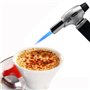 Itian Torche de soufflage culinaire, Multifonctionnel Torche à gaz Butane Cuisiner, crème brûlée, Cuire au Four et Barbecue (But